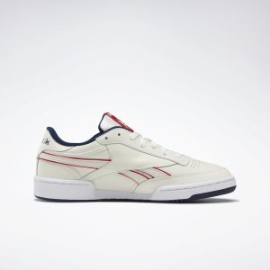 Reebok Club C Revenge Plus Turnschuhe Herren - Navy/Rot/Weiß - DE 906-DQC